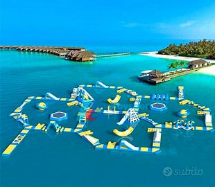 Parco Giochi Acquatico Galleggiante per Spiagge