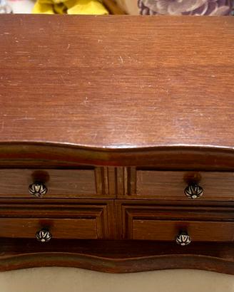 Portagioie vintage in legno