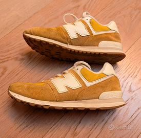Scarpe New Balance 574 gialle