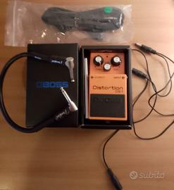 Boss DS1+Cavo chitarra+Cavo pedali+adattatore 4 pe