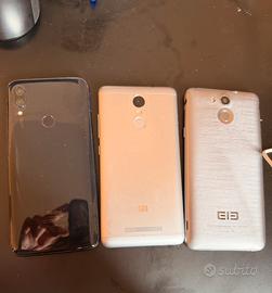 3 smartphone usati – funzionanti – prezzo basso