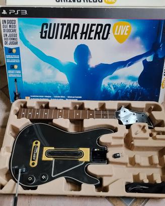 Chitarra Guitar Hero PS3 + dongle