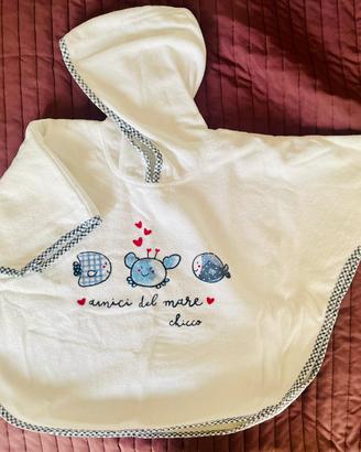 Accappatoio mare Poncho Chicco 12-15 mesi