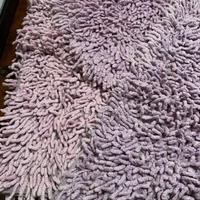 Set tappetini lilla per bagno usati