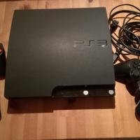 Playstation 3 Slim (PS3) con 4 controller + giochi