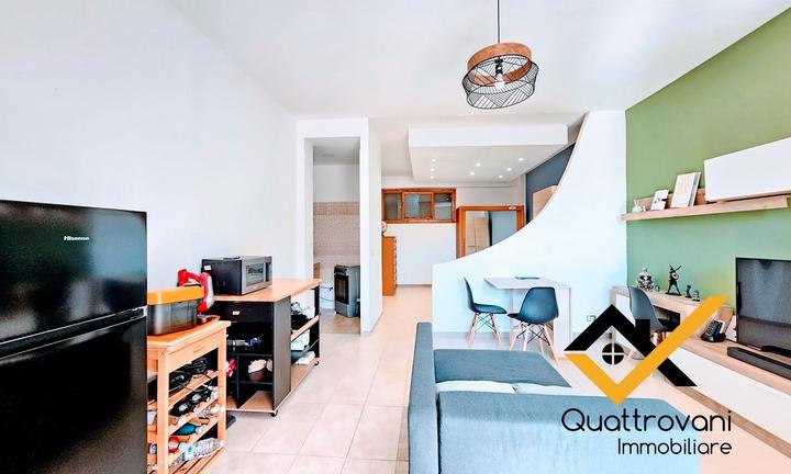 2 Vani Arredato con Giardino Mq 25