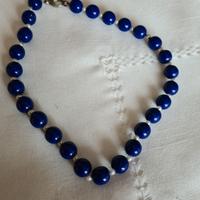 collana in pietra blu
