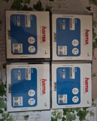 20 custodie cd hama nuove