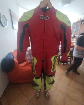 Tuta da moto per bambini lunghezza 110cm taglia XS