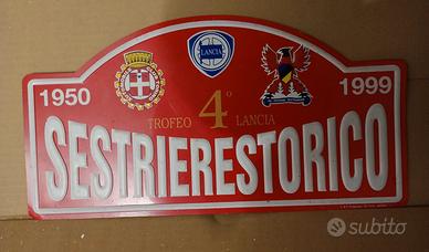 tabella rally Sestriere storico