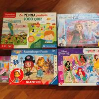 7 giochi per bimbi 2 sapientino , 4 puzzle 1 lego