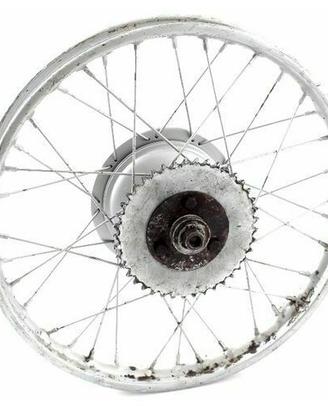 Ruota posteriore moto Morini 98 Sbarazzino
