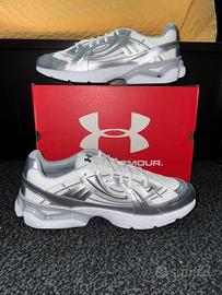 Under Armour UA Sola White Metallic Silver - 47 EU