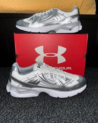 Under Armour UA Sola White Metallic Silver - 47 EU