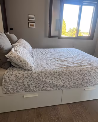 Letto matrimoniale ikea brimnes