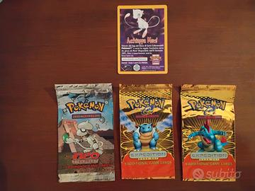 pacchetti vuoti  pokemon + league promo