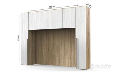 ARMADIO PONTE PER CAMERA DA LETTO