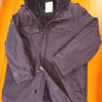 Parka blu taglia L