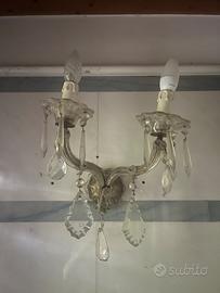 Lampade da Parete in Cristallo a Goccia