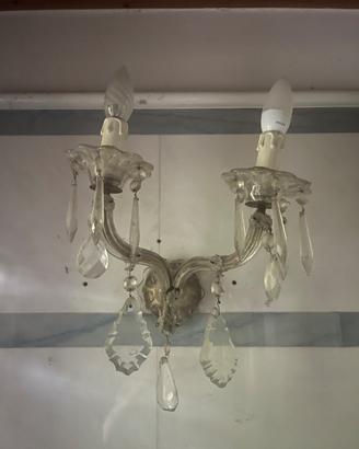 Lampade da Parete in Cristallo a Goccia