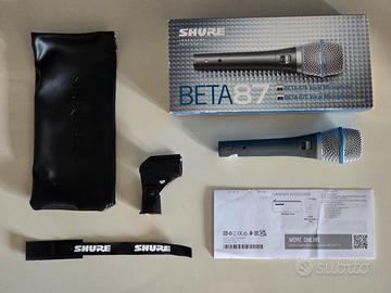 Microfono Shure Beta 87A - mai usato