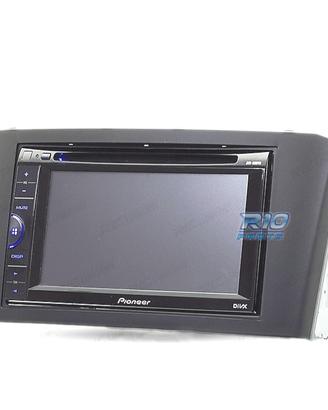CORNICE NERA PER AUTORADIO 2-DIN PER TOYOTA AVENSI