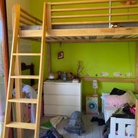 Soppalco Ikea betulla una piazza e mezzo