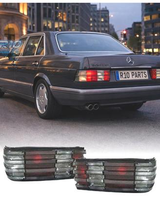 FANALI MERCEDES CLASSE S W126 80-91 CRISTALLO CROM