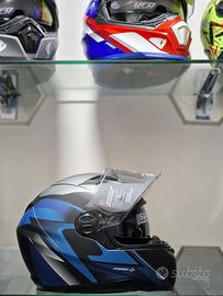 CASCO INTEGRALE STORMER BLU E NERO OPACO