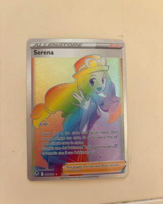 Carta pokemon allenatrice Serena