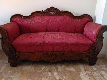 Arredamento in legno massello stile Umbertino (N