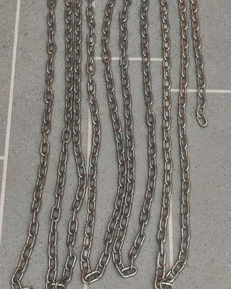 ⛓️ Catena Robusta da 9 Metri in Ferro Nichelato