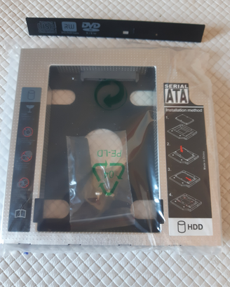 Caddy sata per secondo hard disk