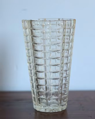 vaso di vetro vintage
