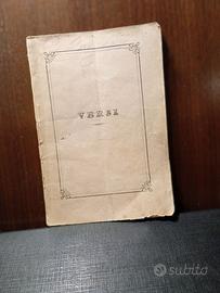 Alcuni versi di Giovanni Marradi Livorno 1870