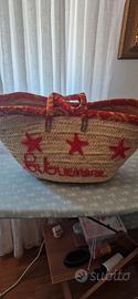 Borsa da mare in paglia naturale
