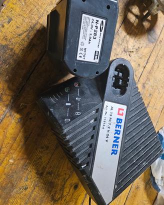 Caricabatterie berner con batteria