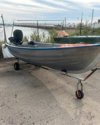Barca alluminio linder 410