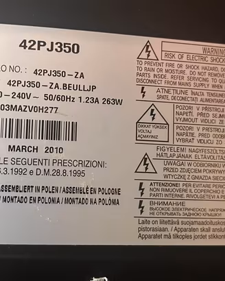 TV LG 42 pollici