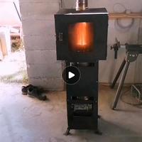 stufa pellet / legna pirolitica bassi consumi 