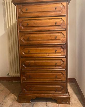 Cassettiera in legno