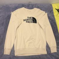 Felpa THE NORTH FACE, beige mai indossata