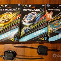 Beyblade X trottole nuove + lanciatori