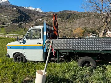 Ford transit con gru