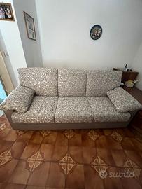 Divano artigianale 3 posti sfoderabile