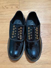 Mocassini modello Oxford in vernice Cult