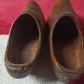 Zoccoli decorativi legno baita artigianato