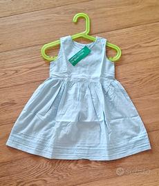 Vestito estivo Benetton bambina 12-18 mesi