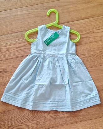 Vestito estivo Benetton bambina 12-18 mesi