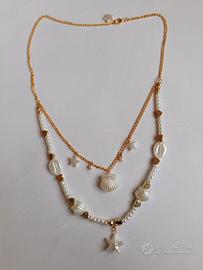 collana elegante di perle